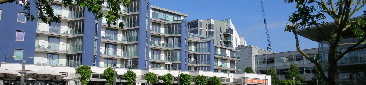 Image of New apartments at the new Riverside Quarter development, Wandsworth, London