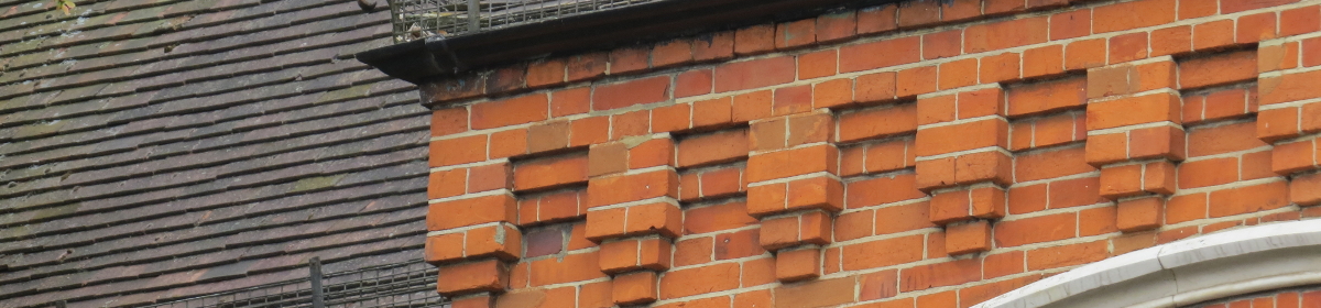 Brickwork decoration on older property