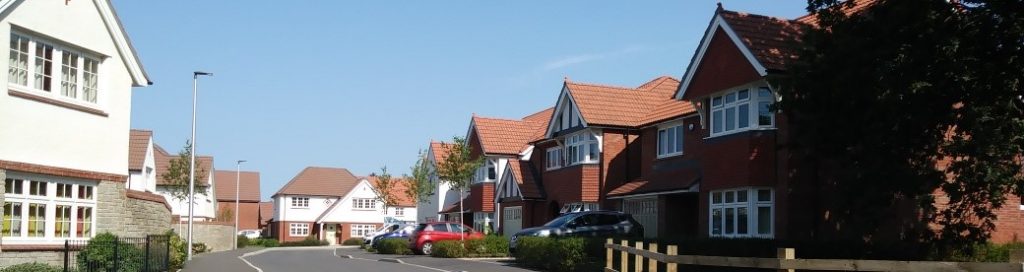 New shared ownership homes on a housing estate