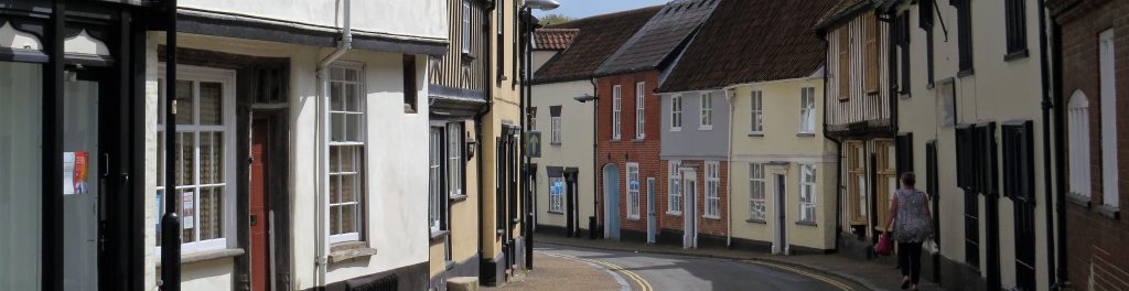 Always get a survey when buying older property, like these homes in Wymondham, Norfolk