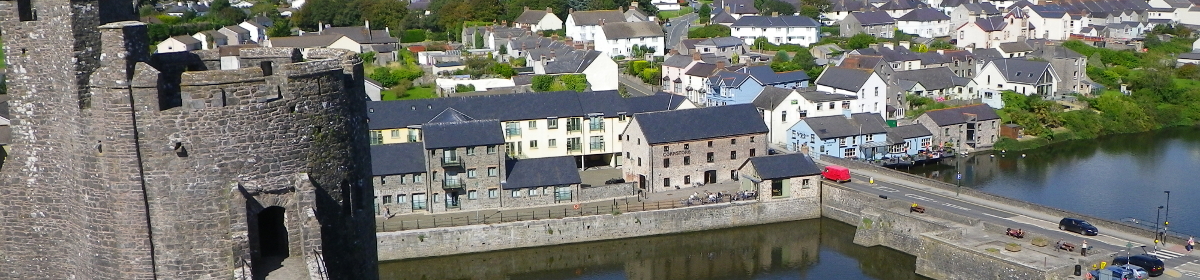 Pembroke Castle views across Pembroke