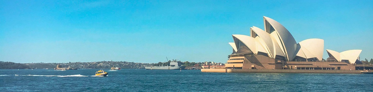 Sydney Opera House, Sydney Harbour in New South Wales, Australia