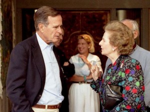 Thatcher and Bush snr
