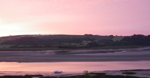 dylan laugharne-sunset turbine site