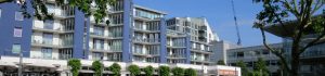 apartment buildings