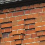 Brickwork decoration on property