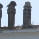 Chimney pots traditional property rental