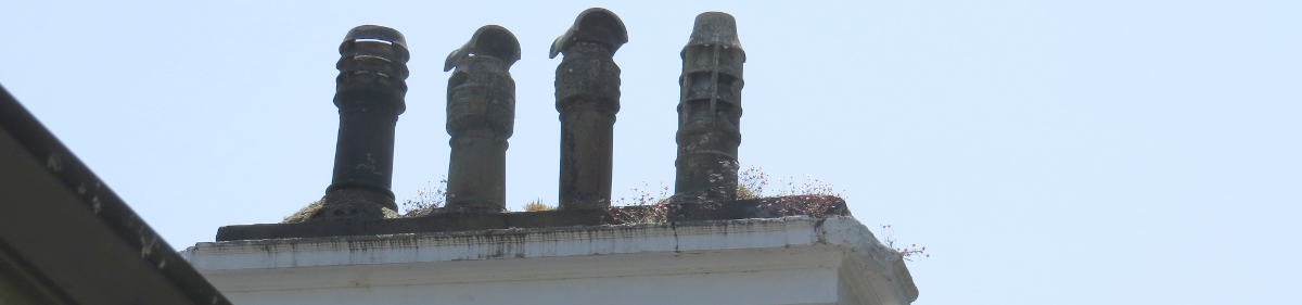 Chimney pots traditional property rental