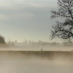 Dawn breaks over the River Cam