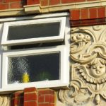 Beautiful historic building spoiled with the addition of a double glazed bathroom window