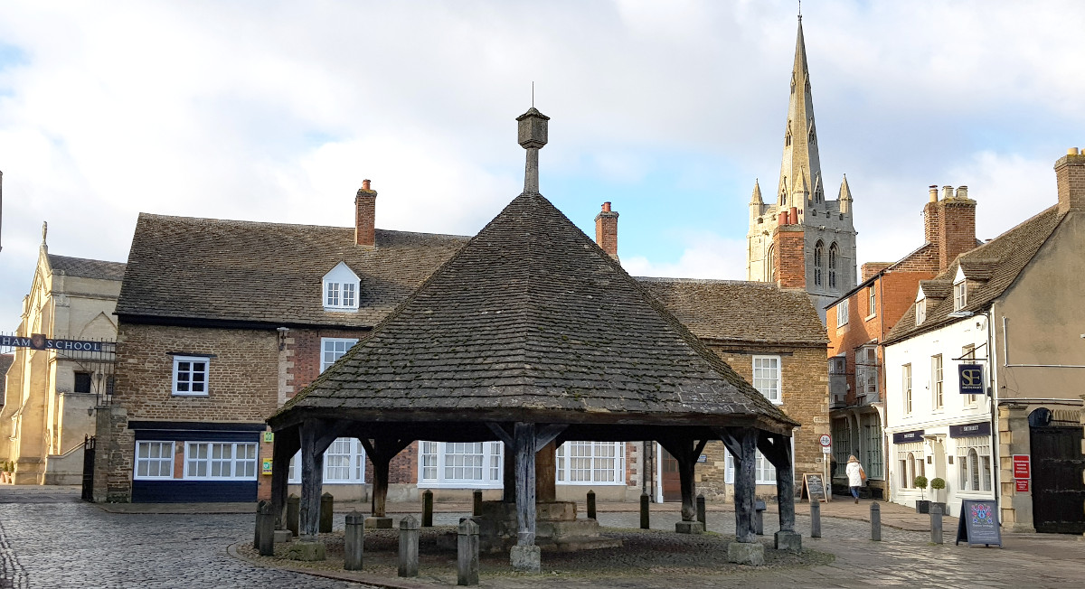 buttercross in Market Place Oakham