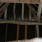 roof timbers from old property survey