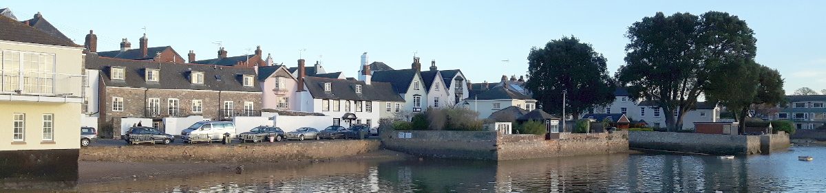 Image of properties overlooking the water at Topsham, Exeter, Devon