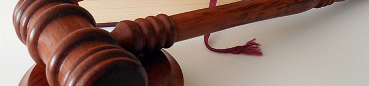 Gavel used by judge in courts of law