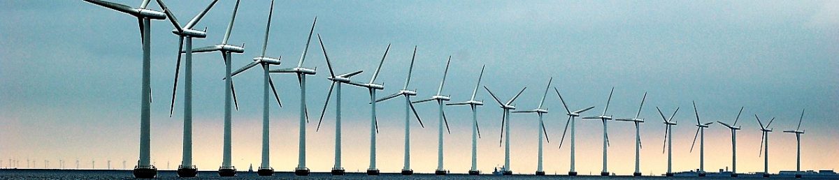 wind farm providing power to UK homes