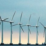 wind farm providing power to UK homes