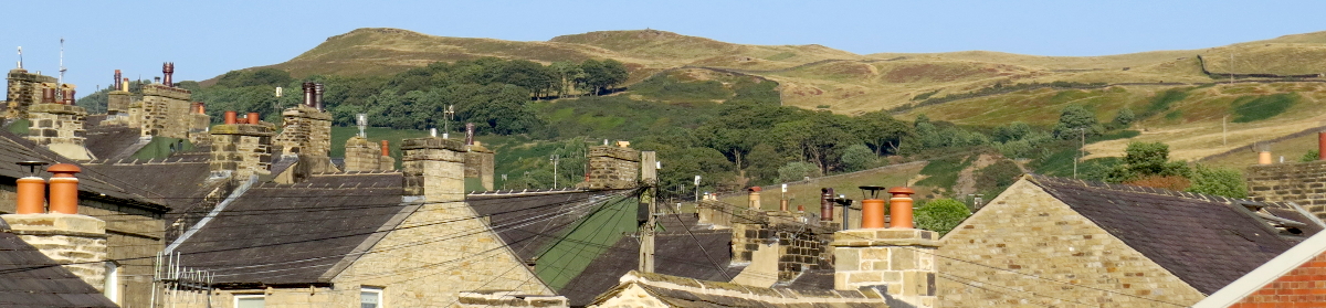 Yorkshire village roofs