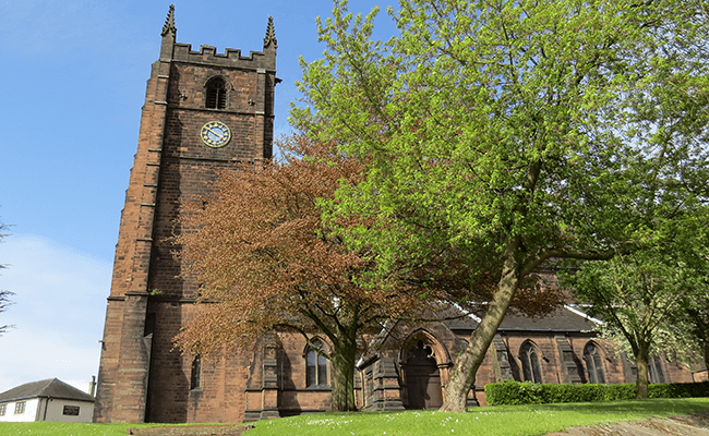 St Giles Church in Newcastle Under Lyme