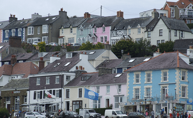 Glanmore Terrace in New Quay, Cardigan