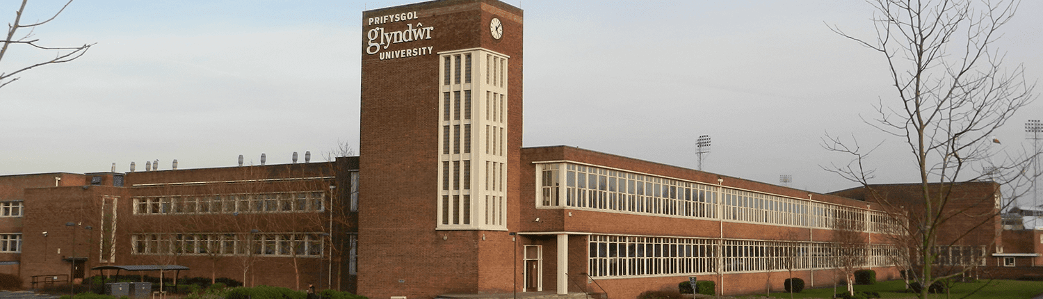 Glyndwr University buildings in Wrexham
