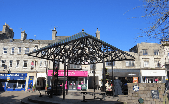 The Market Place in Kendal