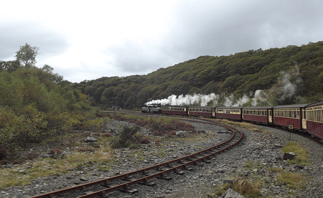 A Train at Snowdonia
