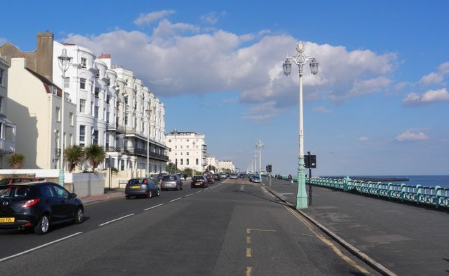 Brighton buildings on Marine Parade
