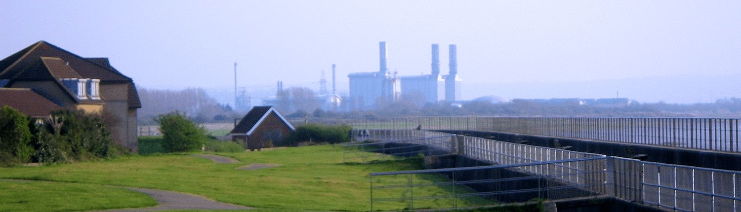 A view of factory in Avonmouth