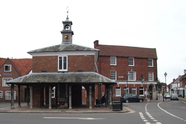 A town clock building in Old Market Princes Risborough