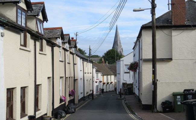 Braunton-street-houses Silver Street in Braunton