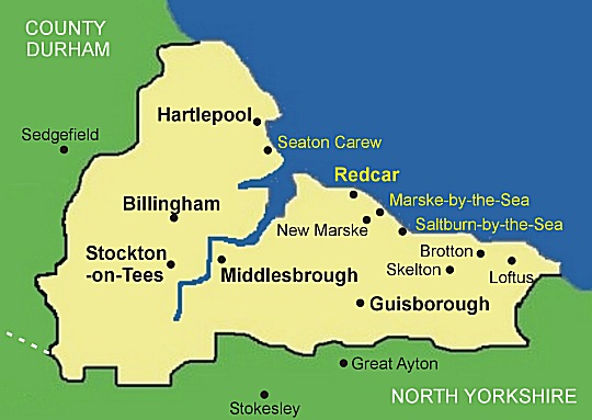 Clickable map of Cleveland