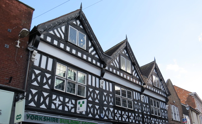 nantwich-tudor-building Nantwich Tudor style building.