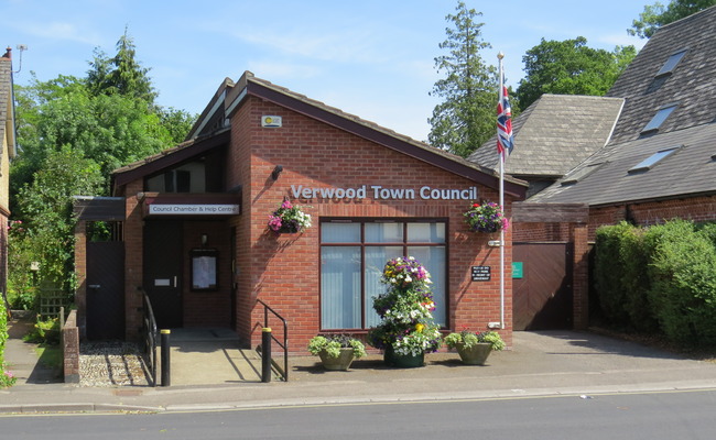 town-building-verwood Verwood town council building.