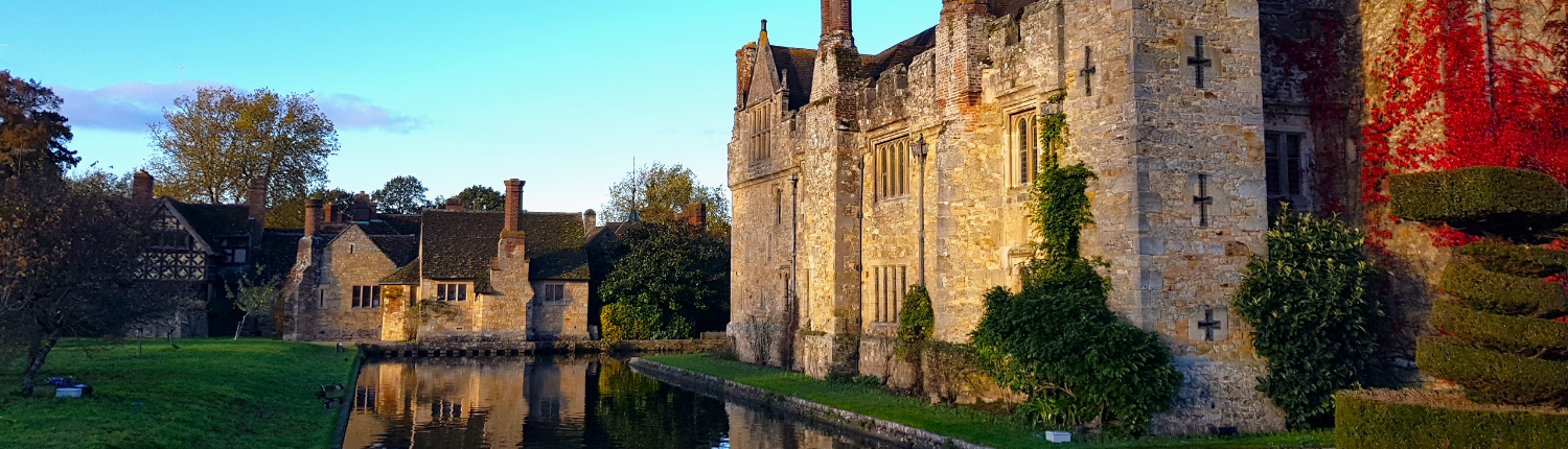 Hever Castle and gardens near Edenbridge