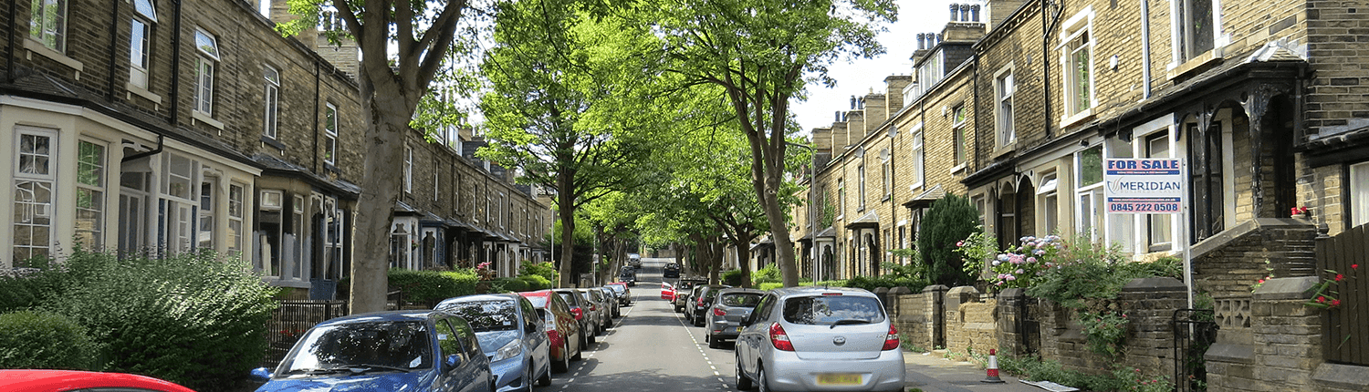 Terraced Residential Street in Shipley