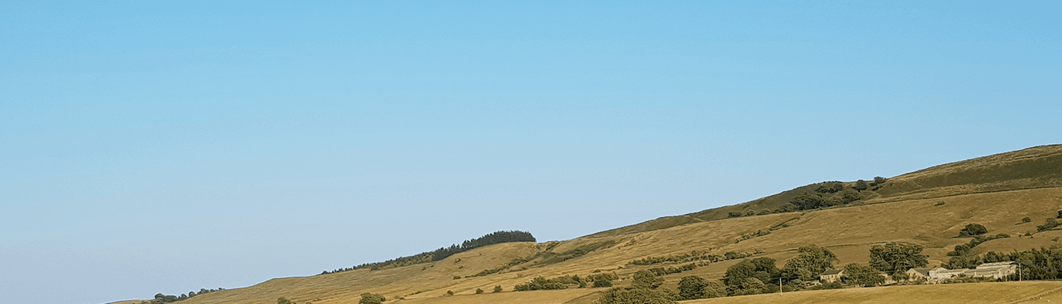 View across Settle Moor from Skipton