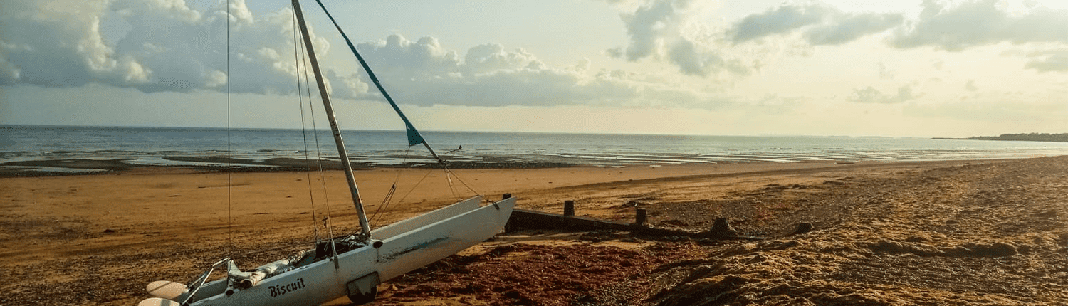 Boat on Littlehampton Beach