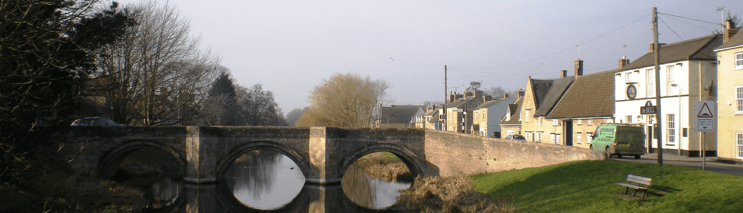 Deeping St James Bridge of River Welland