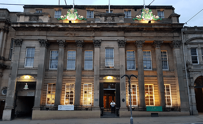 Cutlers Hall building in Sheffield