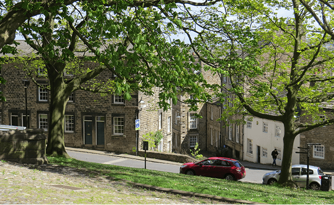 A residential area in Lancaster