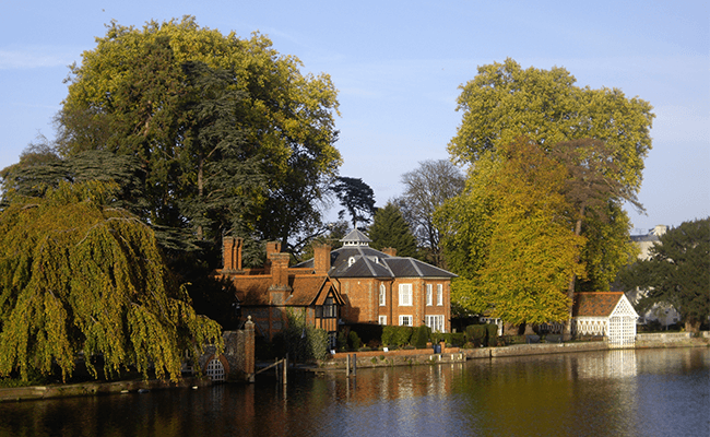 A riverside building in Marlow