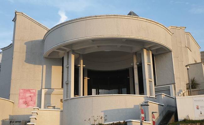 The Tate Gallery Building in St Ives