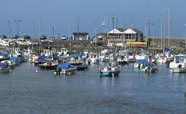 Aberaeron harbour