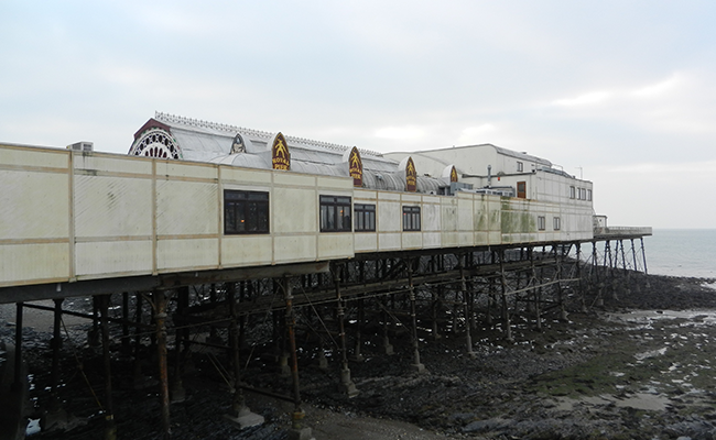The Pier Building at Aberystwyth