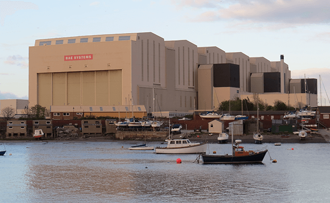 Barrow in Furness Submarine Shipyard