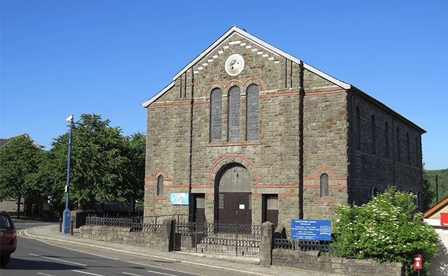 Castle Street Church in Tredegar