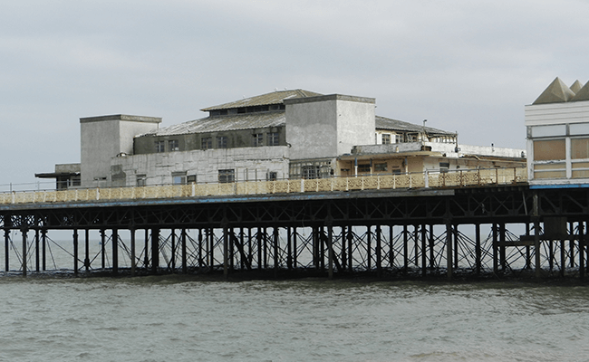 Colwyn Bay Pier structure