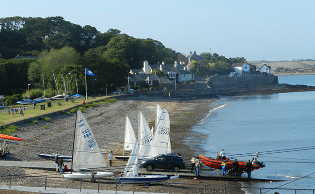 Dale slipway and waterfront properties