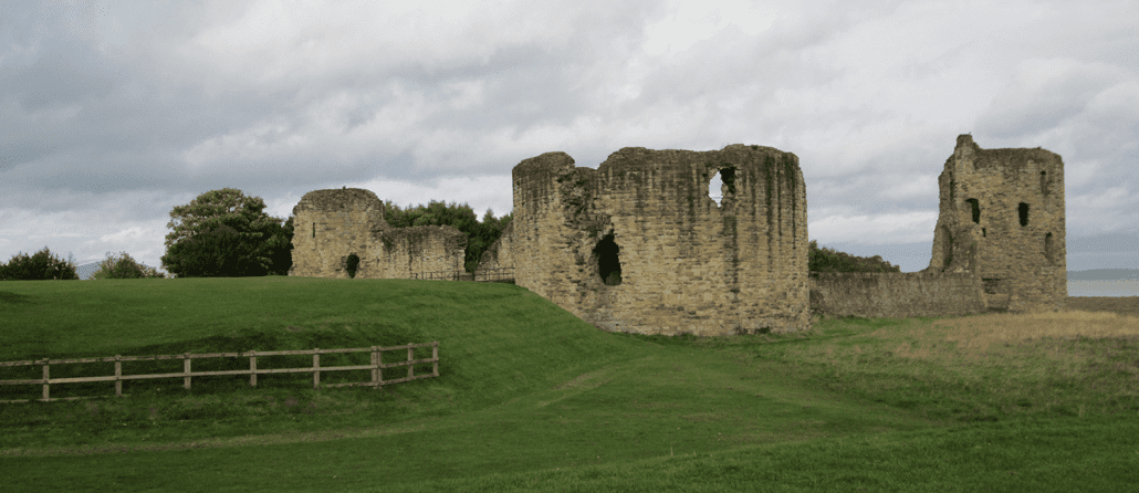 Flint Castle historical building ruins