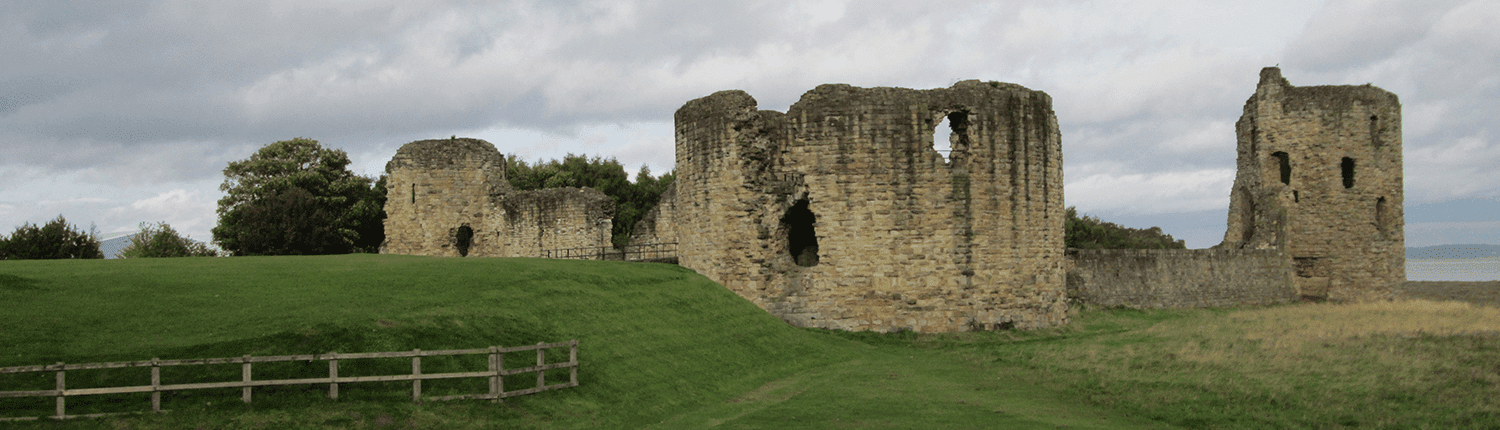 Flint Castle historical building ruins